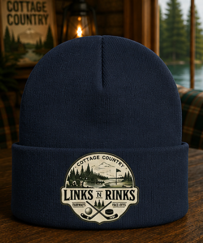Links n Rinks "Cottage Country" Beanie