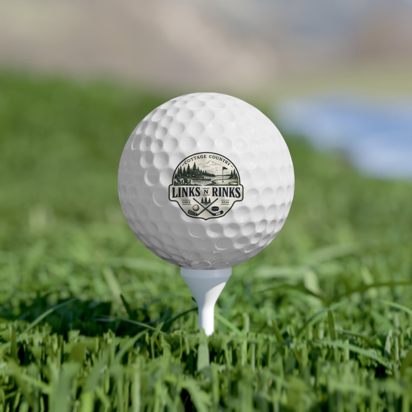 Links n Rinks "Cottage Country" 6 pack of Golf Balls
