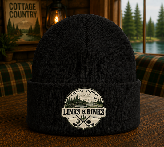 Links n Rinks "Cottage Country" Beanie