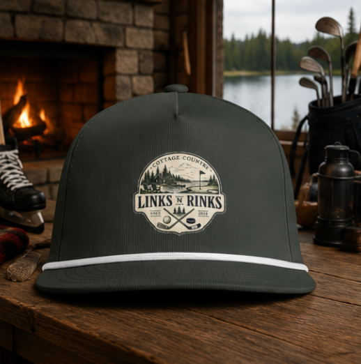 Links n Rinks "Cottage Country" Rope Cap