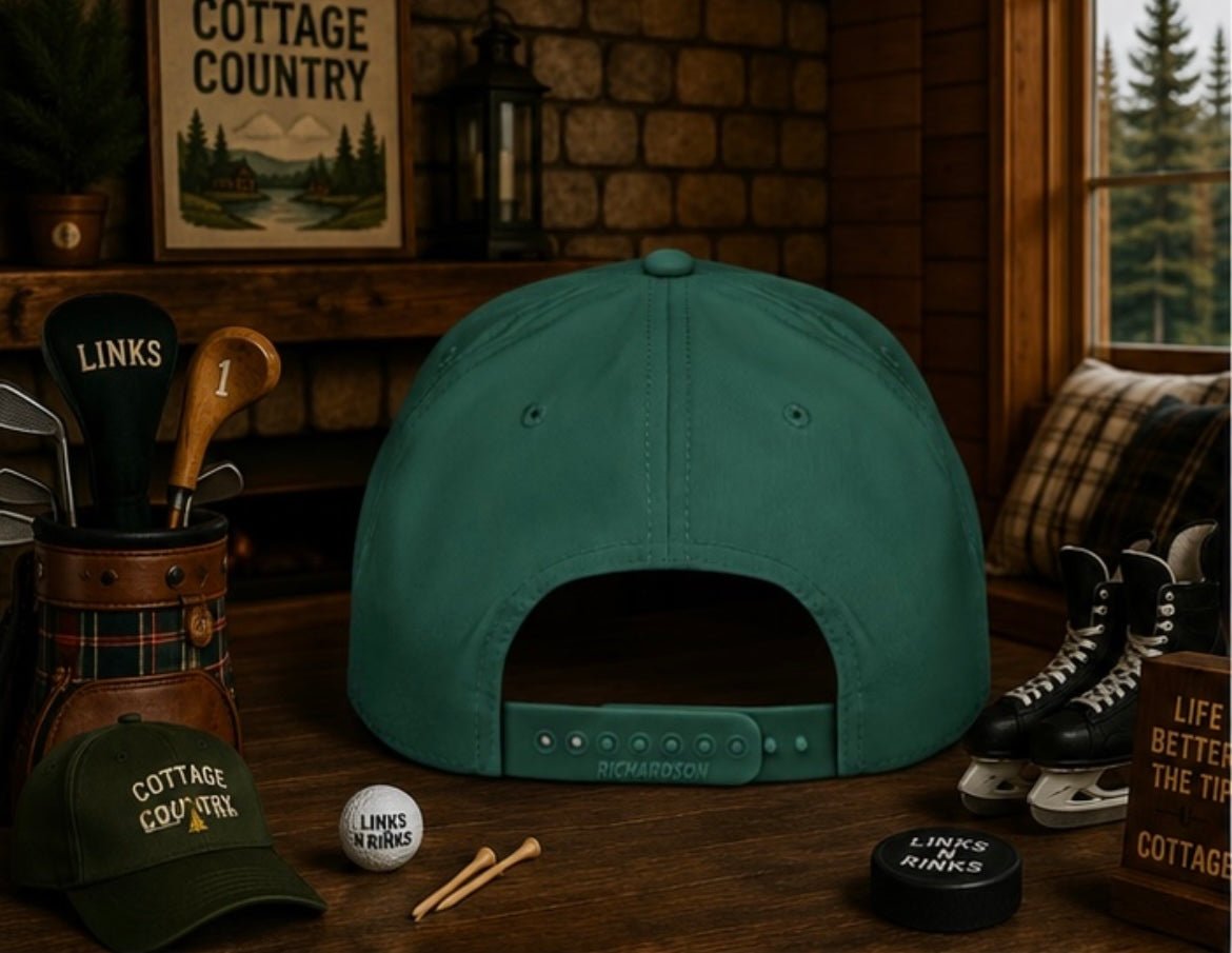 Canadian Course Rope Hat - Green | Links n Rinks | Golf & Hockey Apparel