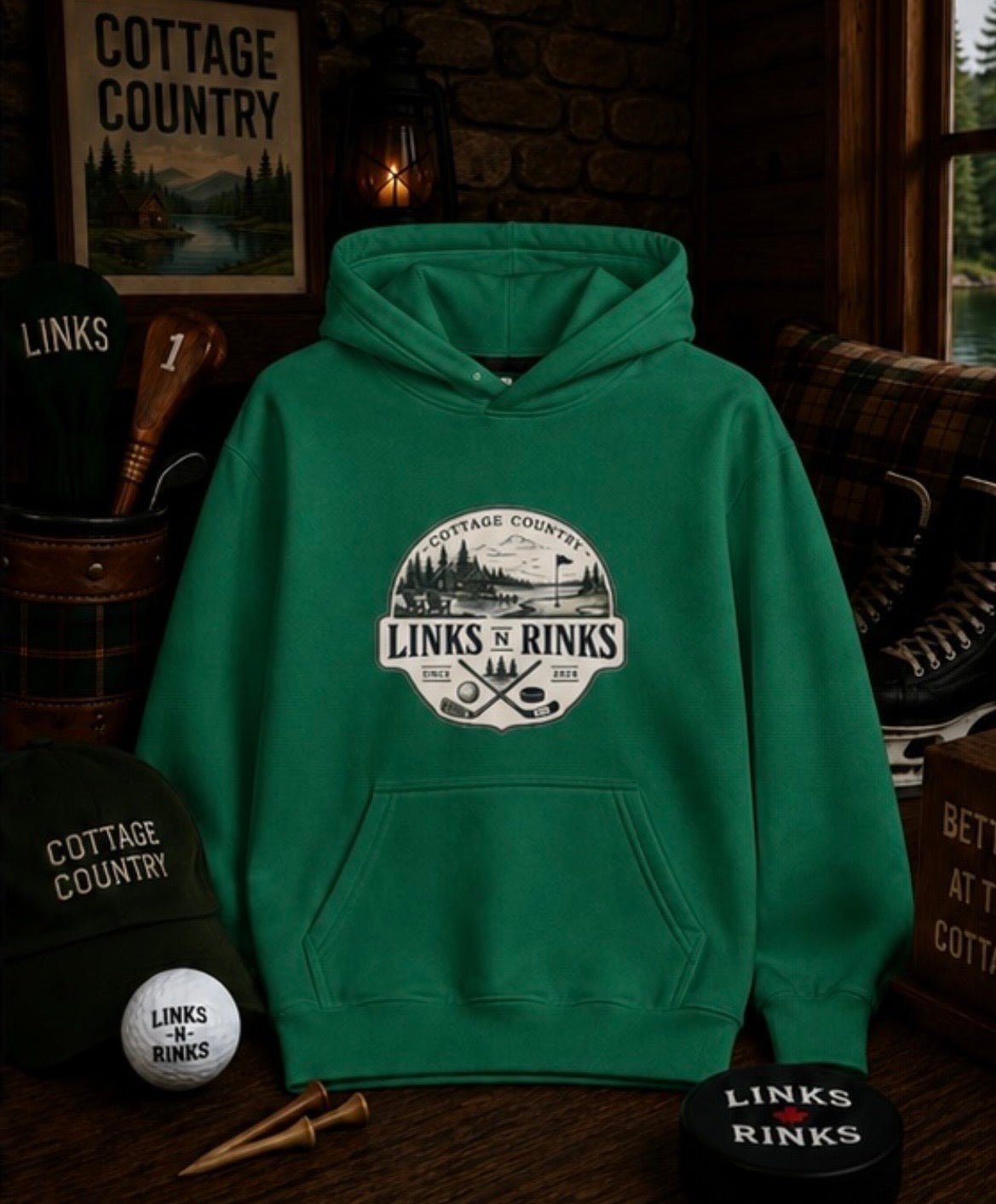 Little cottager toddler hoodie | Links n Rinks | Golf & Hockey Apparel
