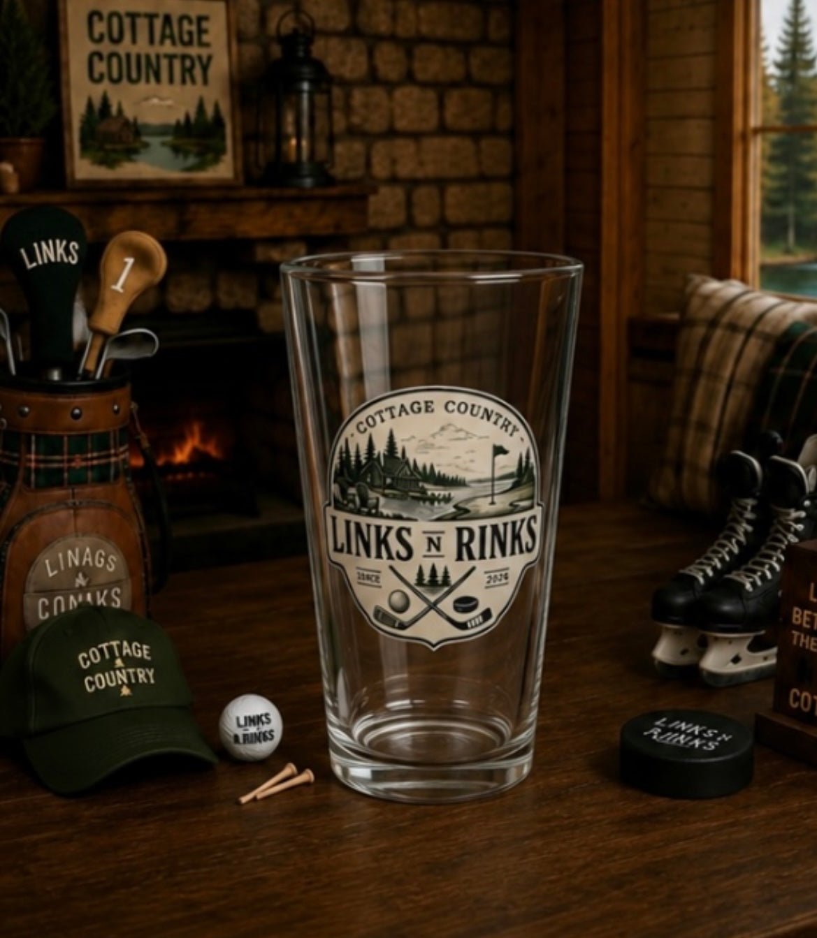 The 19th hole Pint Glass | Links n Rinks | Golf & Hockey Apparel