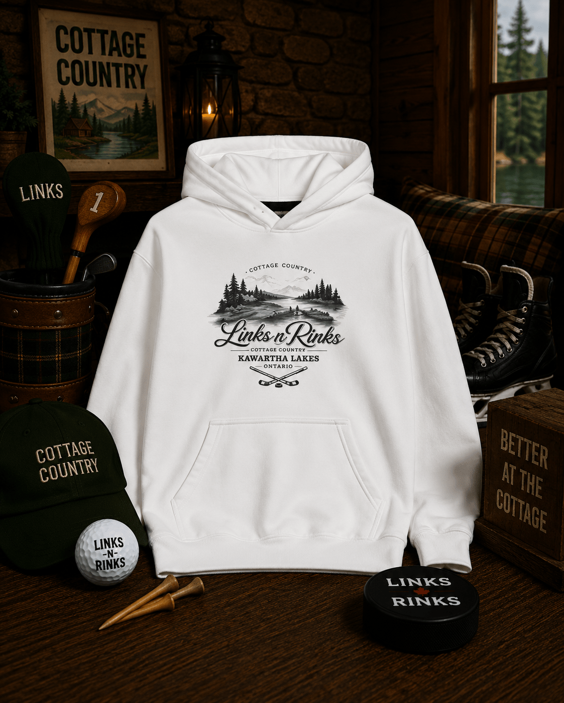 The Campfire Hoodie - Kawartha Lakes | Links n Rinks | Golf & Hockey Apparel