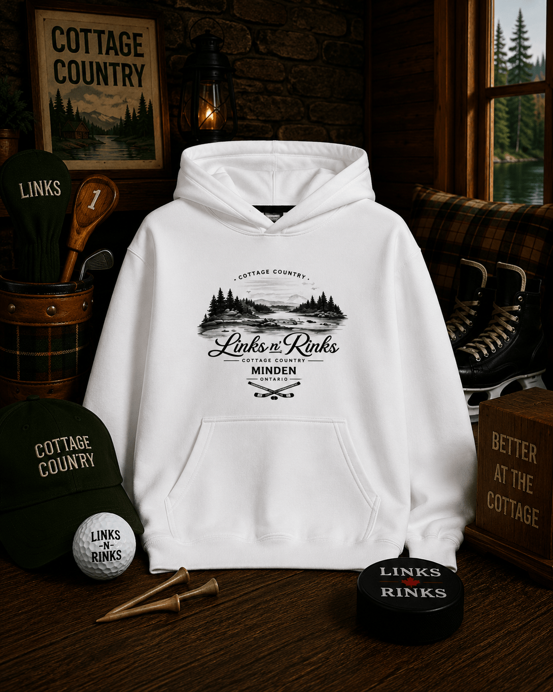 The Campfire Hoodie - Minden | Links n Rinks | Golf & Hockey Apparel