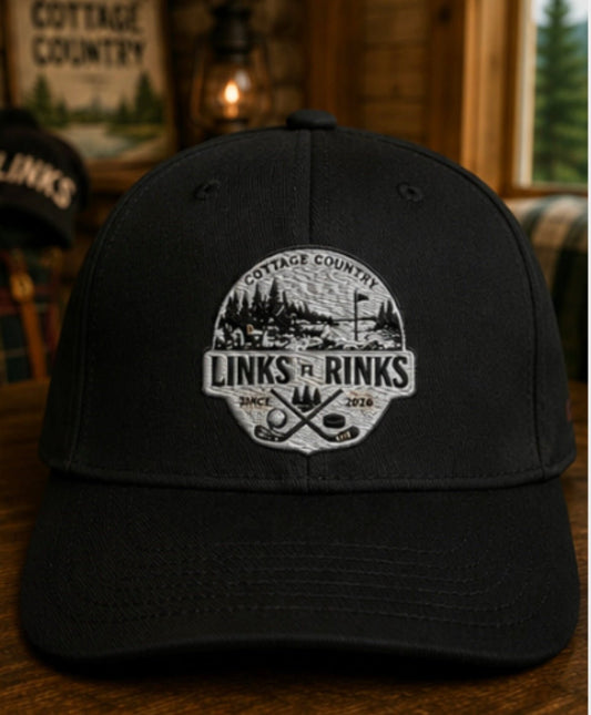 The Canadian Cottage Hat - Black | Links n Rinks | Golf & Hockey Apparel