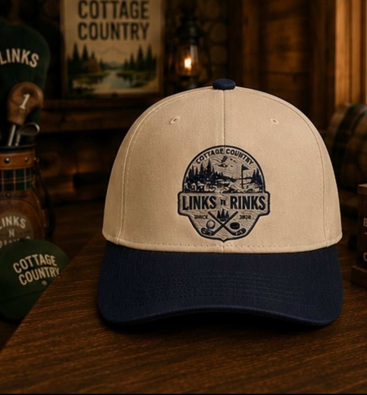 The Canadian Cottage Hat - Navy | Links n Rinks | Golf & Hockey Apparel