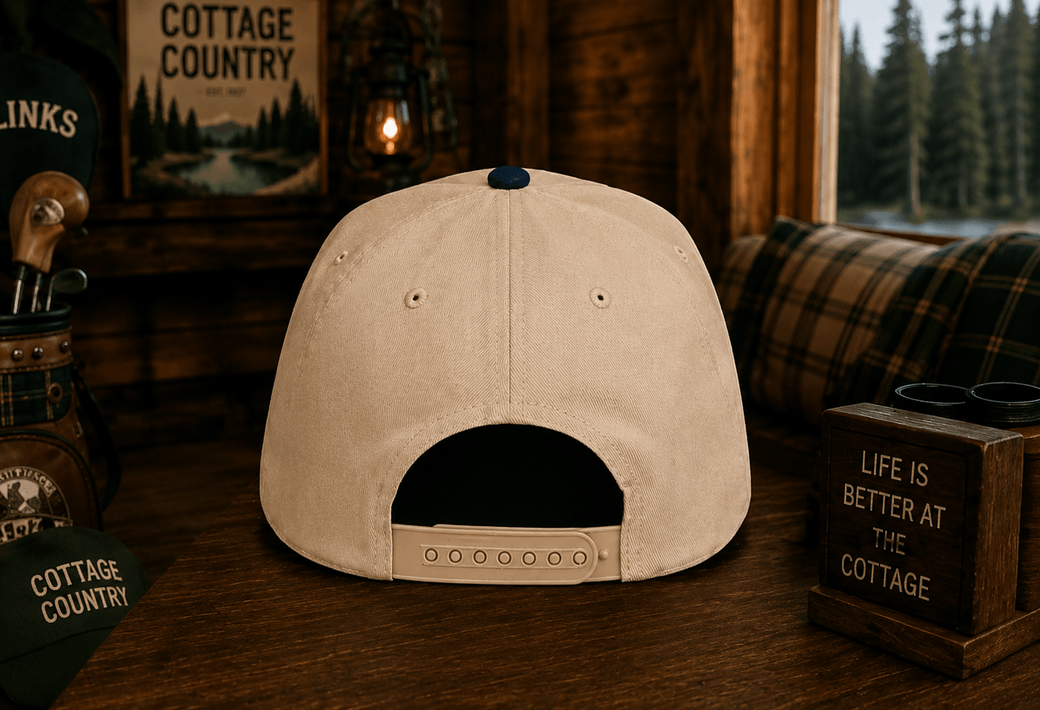 The Canadian Cottage Hat - Navy | Links n Rinks | Golf & Hockey Apparel