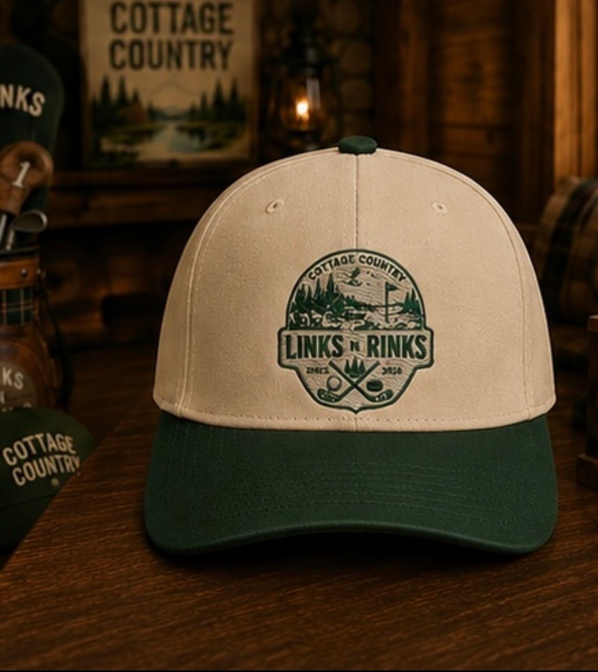 The Canadian Cottage Hat - Pine Green | Links n Rinks | Golf & Hockey Apparel