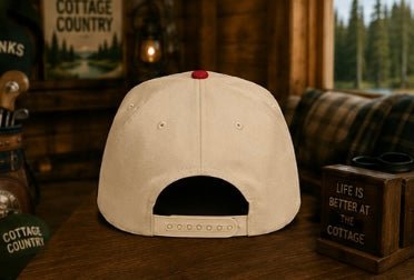 The Canadian Cottage Hat - Red | Links n Rinks | Golf & Hockey Apparel
