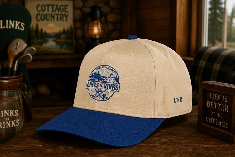 The Canadian Cottage Hat - Royal Blue | Links n Rinks | Golf & Hockey Apparel