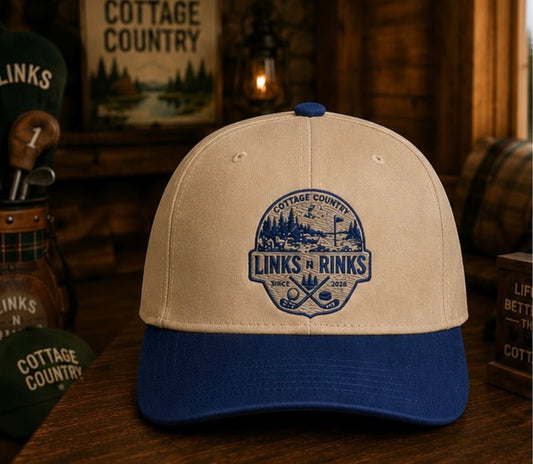 The Canadian Cottage Hat - Royal Blue | Links n Rinks | Golf & Hockey Apparel