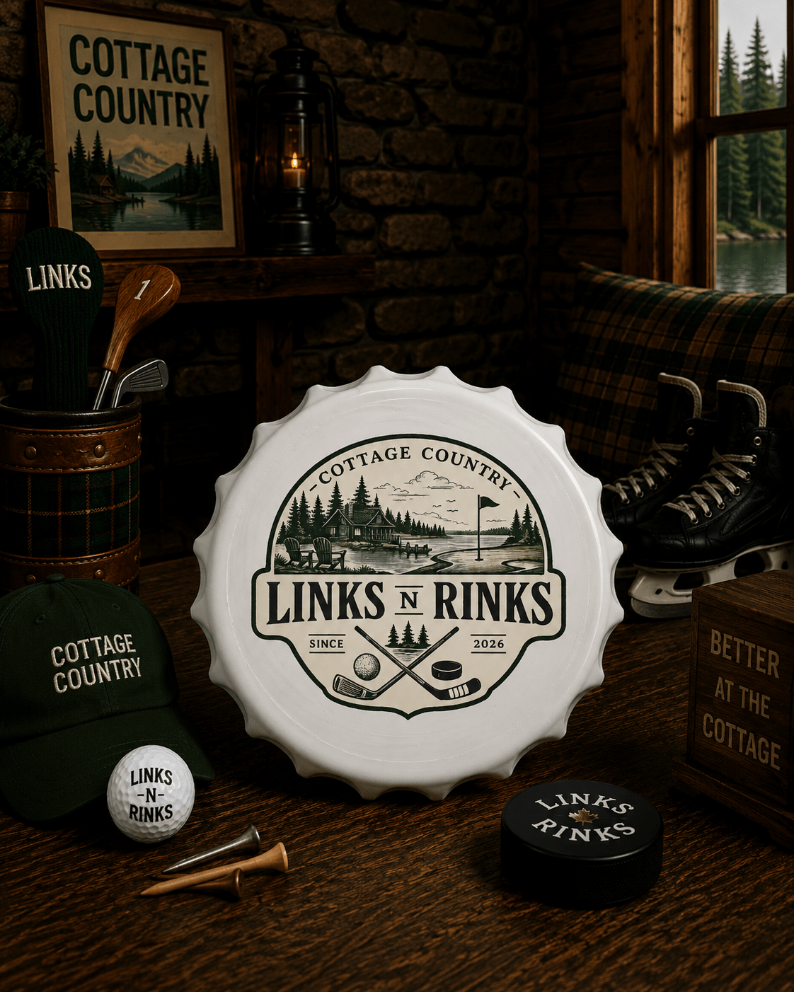 The Cottage Cap Remover - Magnetic | Links n Rinks | Golf & Hockey Apparel