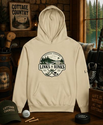 The Cottage Hoodie - Unisex | Links n Rinks | Golf & Hockey Apparel