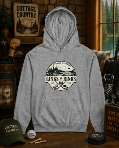 The Cottage Hoodie - Unisex | Links n Rinks | Golf & Hockey Apparel