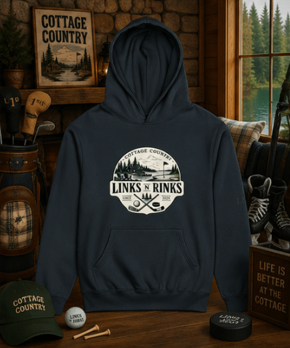The Cottage Hoodie - Unisex | Links n Rinks | Golf & Hockey Apparel