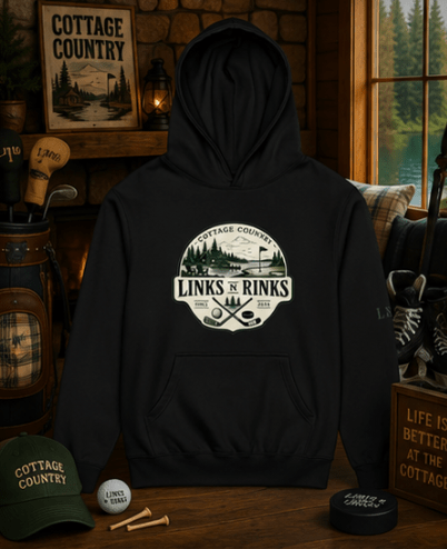 The Cottage Hoodie - Unisex | Links n Rinks | Golf & Hockey Apparel