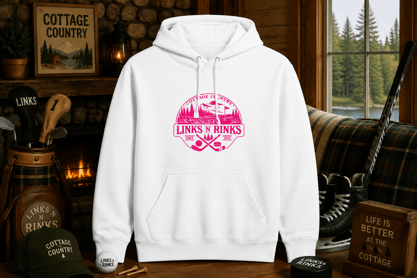 The cozy campfire hoodie - limited edition | Links n Rinks | Golf & Hockey Apparel