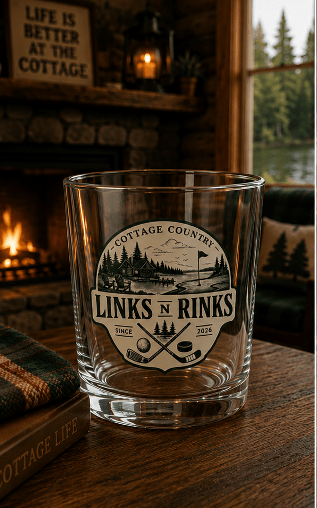 The Fireside Whiskey Glass | Links n Rinks | Golf & Hockey Apparel