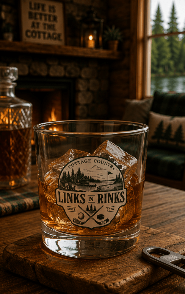The Fireside Whiskey Glass | Links n Rinks | Golf & Hockey Apparel