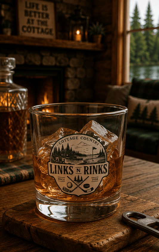 The Fireside Whiskey Glass | Links n Rinks | Golf & Hockey Apparel