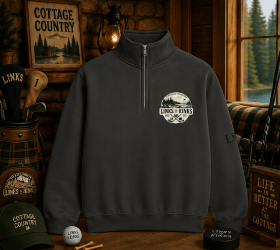 The Lakeside Quarter Zip | Links n Rinks | Golf & Hockey Apparel