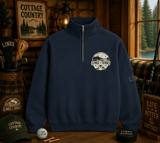The Lakeside Quarter Zip | Links n Rinks | Golf & Hockey Apparel