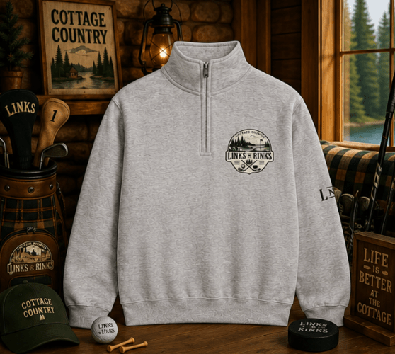 The Lakeside Quarter Zip | Links n Rinks | Golf & Hockey Apparel