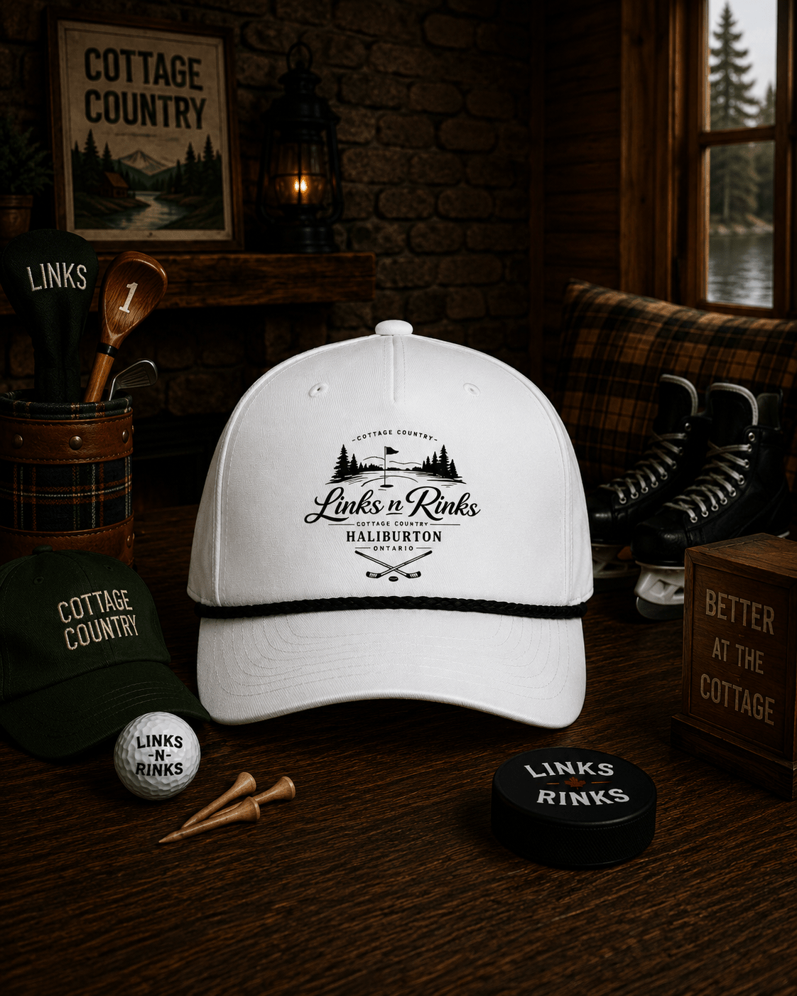 The North Shore Rope Cap - Haliburton | Links n Rinks | Golf & Hockey Apparel