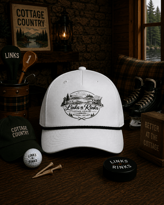 The North Shore Rope Cap - Muskoka | Links n Rinks | Golf & Hockey Apparel