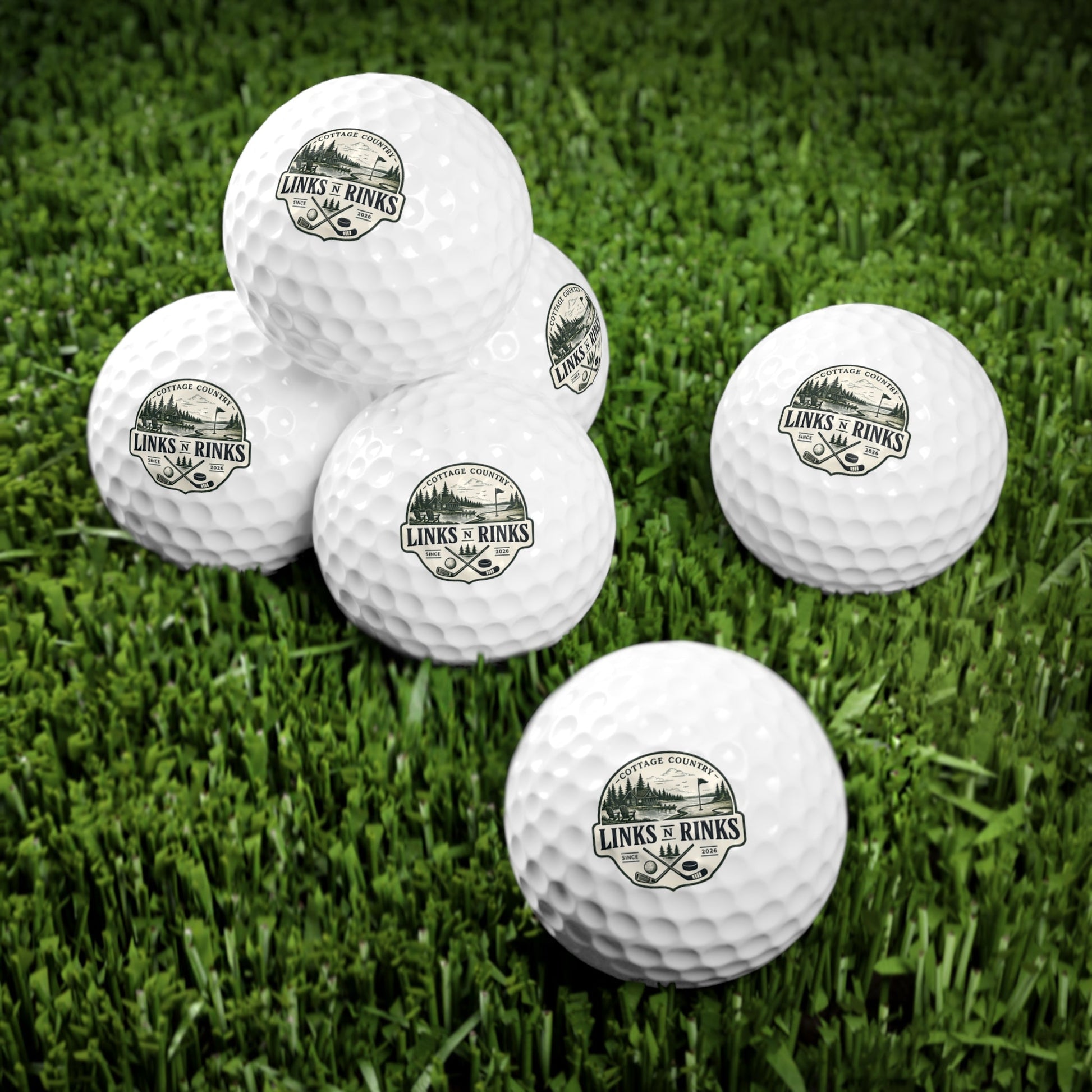 The Tee Time Balls - 6 Pack | Links n Rinks | Golf & Hockey Apparel
