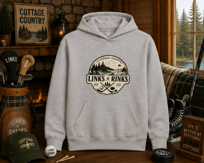Women’s Fairways and Face-offs Hoodie | Links n Rinks | Golf & Hockey Apparel
